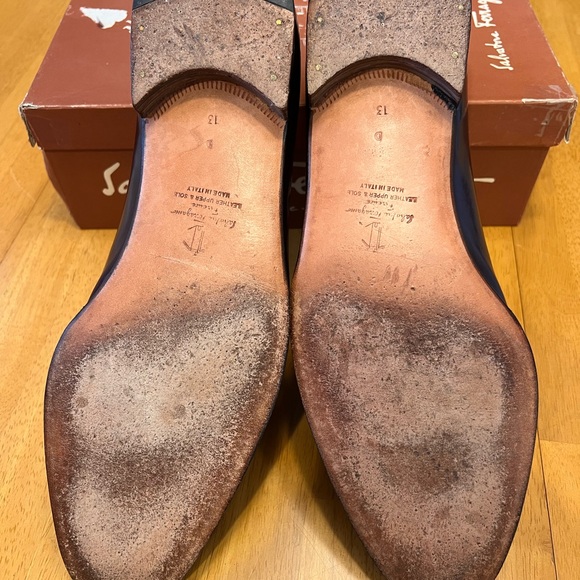 Ferragamo dress shoes Oxford plain-toe. Style: Andrea. - Picture 6 of 6